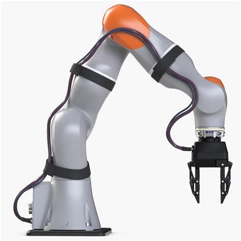 kuka robot arm lbr 3d model