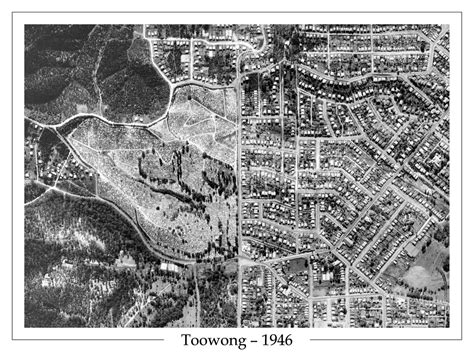 1946 Toowong - Aerial Photo - Toowong Cemetery – Suburb Maps