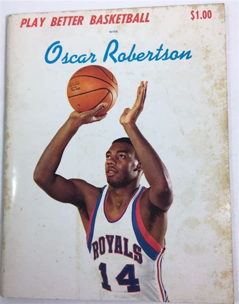 Oscar Robertson 1966 Play Better Basketball Cincinnati Royals Vintage NBA Basketball Books ...