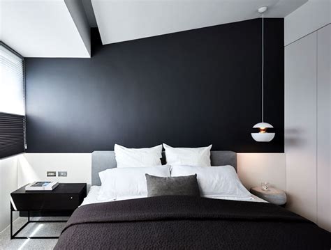 Black Bedroom Design For Men