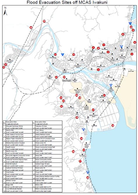 Off-Base Evacuation Sites at MCAS Iwakuni – geocgi