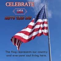 USA Happy Flag Day Instagram post Template | PosterMyWall