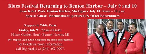 Blues Festival Returning to Benton Harbor – July 9 and 10