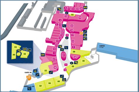 Manchester Airport Terminal Map