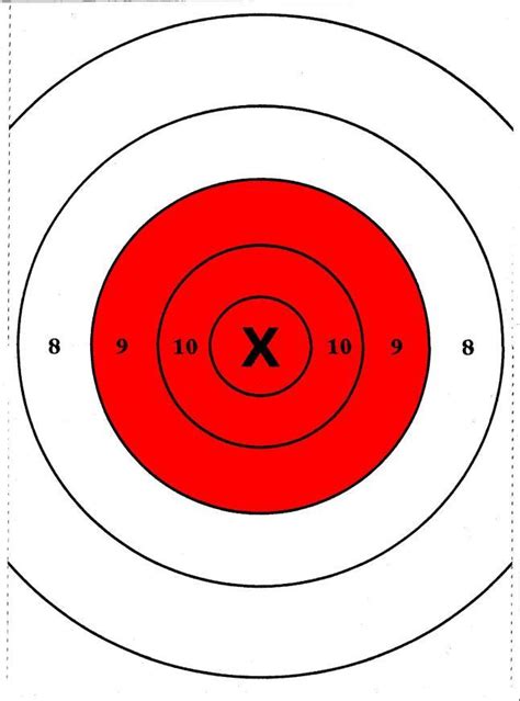 8x11 Printable Range Targets - vrogue.co