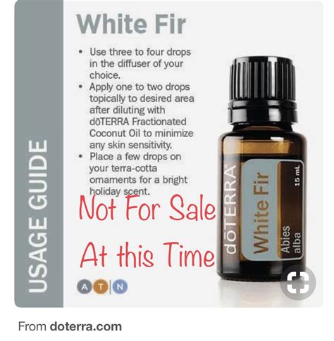 White Fir not available | White fir essential oil, Holiday scents, Doterra fractionated coconut oil