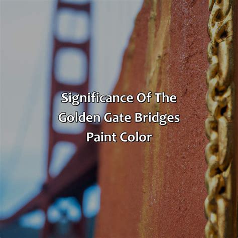 The Golden Gate Bridge Is Painted What Color? - colorscombo.com