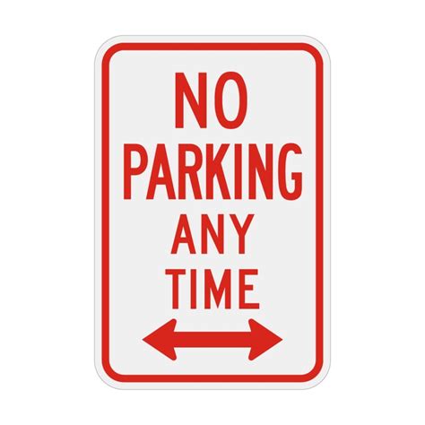 No Parking Sign - Double Arrow | Advanced Sign