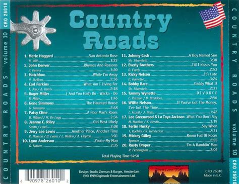 Release “Country Roads, Volume 10” by Various Artists - Cover Art - MusicBrainz