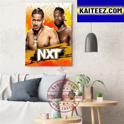 Carmelo Hayes Vs Trick Williams On WWE NXT Art Decor Poster Canvas ...