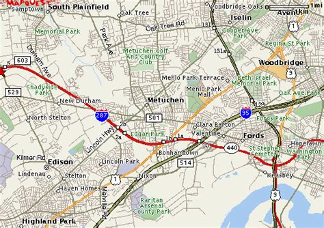 Map - South Plainfield, New Jersey