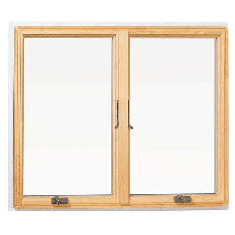 Andersen 48 in. x 48 in. 400 Series Casement Wood Window with White ...