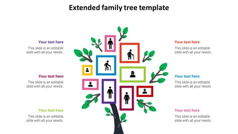 Extended Family Tree PowerPoint Template and Google Slides