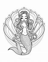 87  Desenhos De Sereias Para Imprimir E Colorir/Pintar sketch template