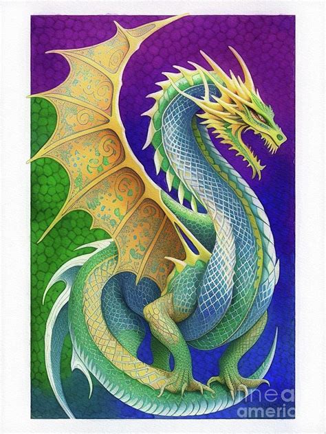 Dragon Lore Painting by Sarah Kirk - Fine Art America