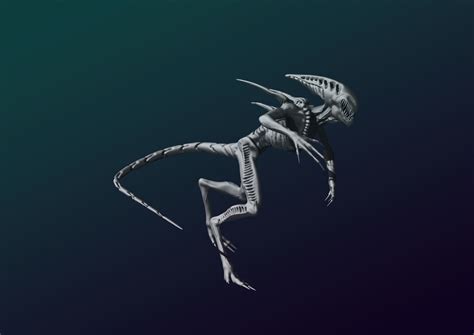 Xenomorph Deacon Model - TurboSquid 2163336