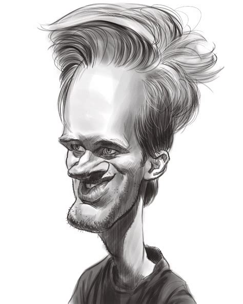 Proko - How to Draw PEWDIEPIE!!! | Caricature sketch, Caricature, Funny ...