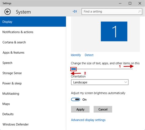 Adjust Brightness Automatically in Windows 10