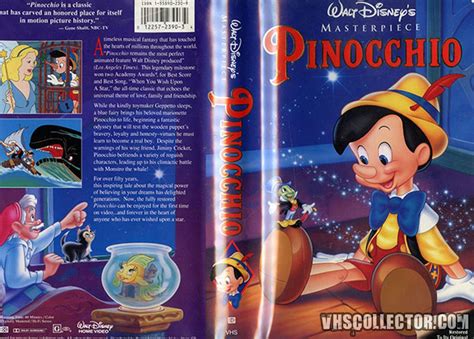 Disney Pinocchio VHS - town-green.com