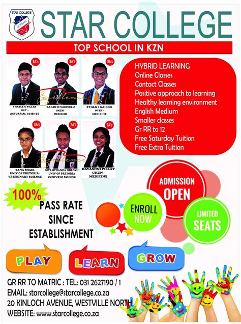 ADMISSION OPEN FOR 2022 👉 CALL TO... - Star College Durban