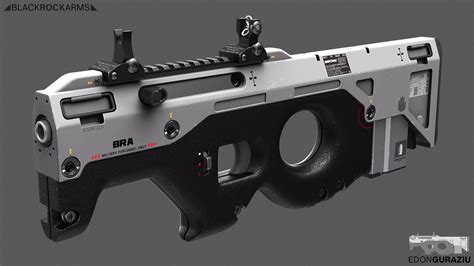 Compact Weapon Design. Maya, Keyshot and Photoshop. Sci Fi Weapons ...