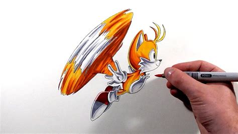 Drawing Tails Flying - Sonic Mania - YouTube