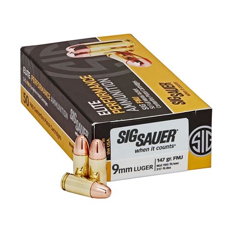 SIG SAUER, INC. ELITE BALL 9MM LUGER AMMO | Brownells