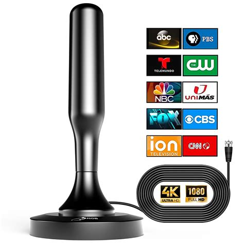 Buy HIDB TV Antenna for Smart TV, Strong Magnetic Base Indoor TV ...