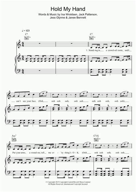 Hold My Hand Piano Sheet Music | OnlinePianist