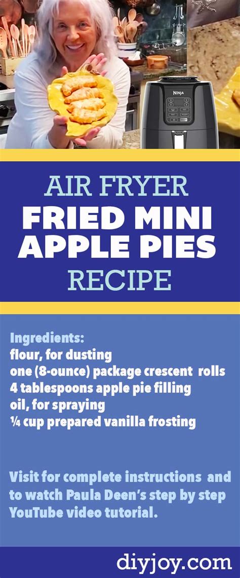 Air Fryer Fried Apple Pies With Paula Deen