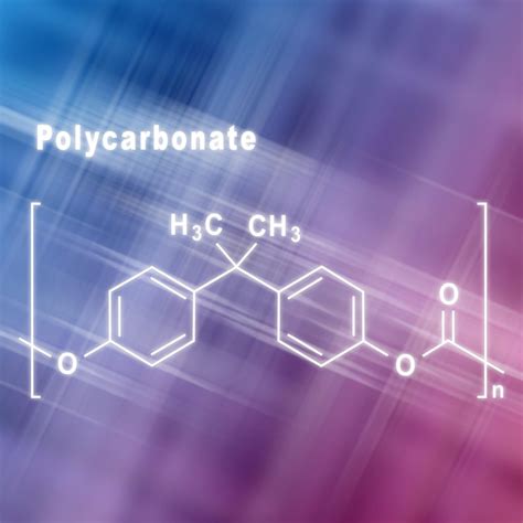 Premium Photo | Polycarbonate pc structural chemical formula