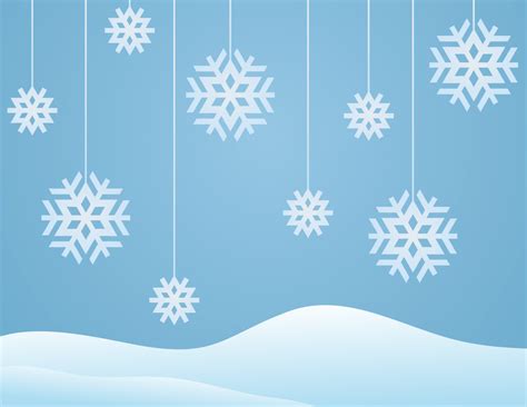 Snowflakes Winter Background