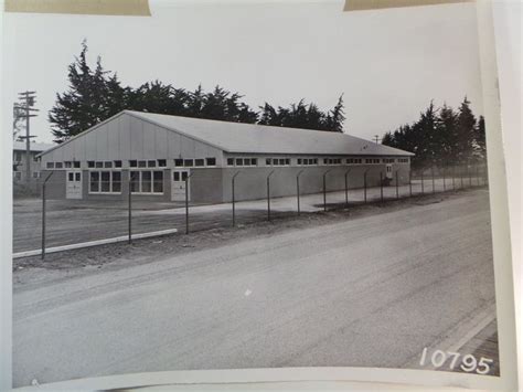 Vintage U.S. Naval Base PORT HUENEME Ca. OFFICIAL Photo Navy Building ...