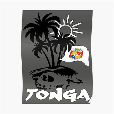 "Tonga - Coat of Arms - Design Flag" Poster by lemmy666 | Redbubble