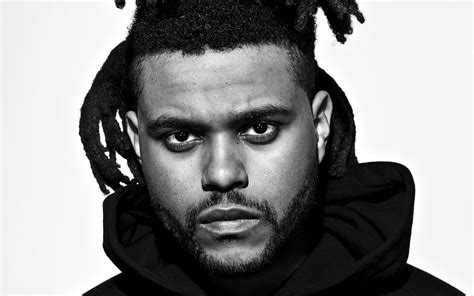 The Weeknd HD Monochrome Wallpaper