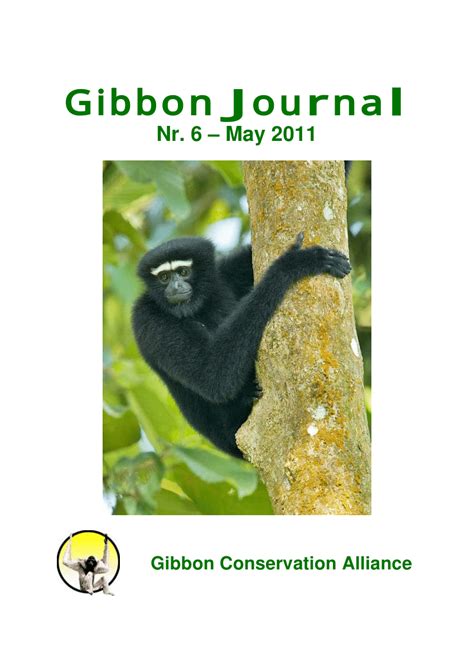 (PDF) Hoolock gibbon conservation in Bangladesh