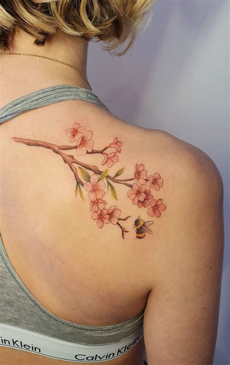 Apple blossom by Mia Leo @ Through My Third Eye London UK #tattoos # ...