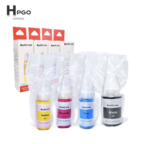 Canon Ink Set GI-790 GI-890 Ink Refill Compatible for Canon IP2770 ...