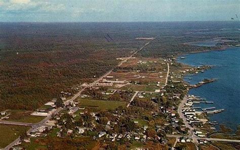 Aerial photo of Cedarville, Michigan. year?? | Pictures of michigan, Aerial photo, Aerial