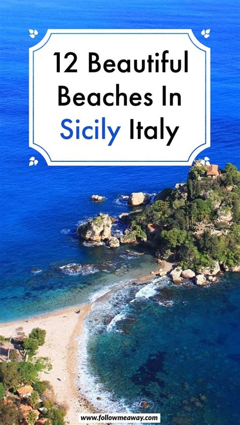 12 Beautiful Beaches In Sicily + Map To Find Them - Follow Me Away