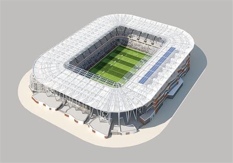 Bankwest stadium 3D model | CGTrader