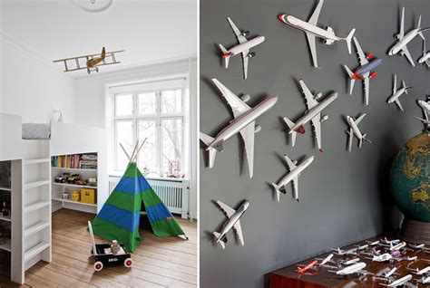 Airplane Kids Room Decor : Kids Airplanes Jets Aviator Theme Bedding ...