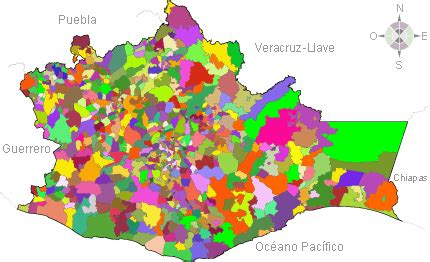 Oaxaca. División municipal