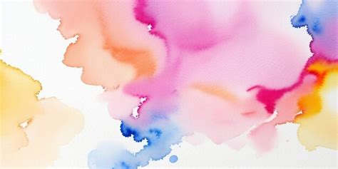 Premium AI Image | A watercolor painting of pink and blue ink