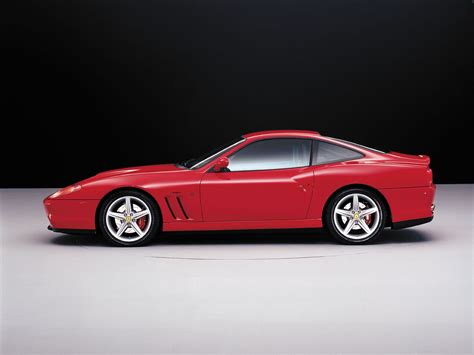 Side Red Ferrari 550 Maranello Wallpaper | Urban Art Wallpaper