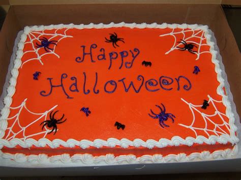 Halloween Sheet Cake - CakeCentral.com