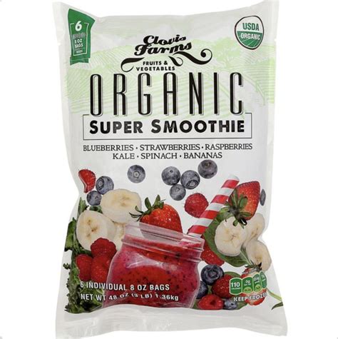 Smoothie Packs | Organic smoothies, Super smoothies, Costco meals