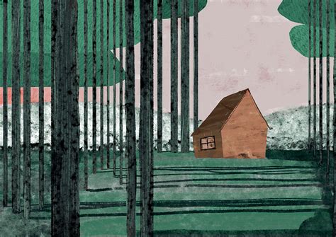 A house in the woods on Behance