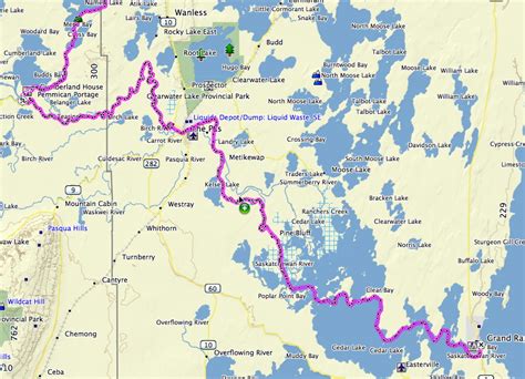 Heading for Open Waters: Saskatchewan River - Garmin .GPX Map File