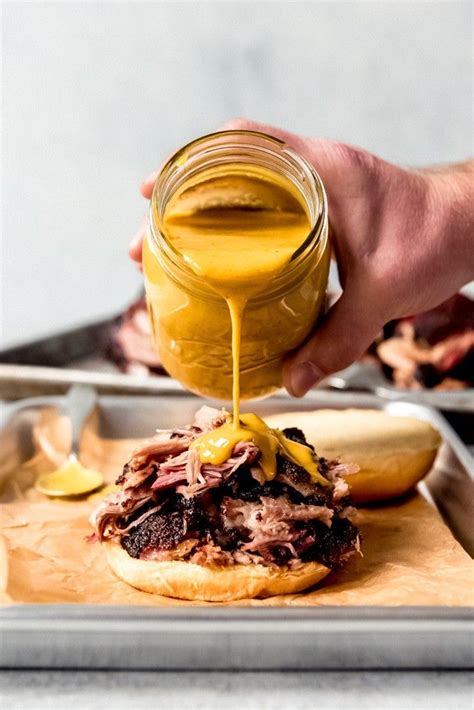 Carolina Mustard BBQ Sauce (aka South Carolina Gold BBQ Sauce) is an easy recipe for the tangy ...